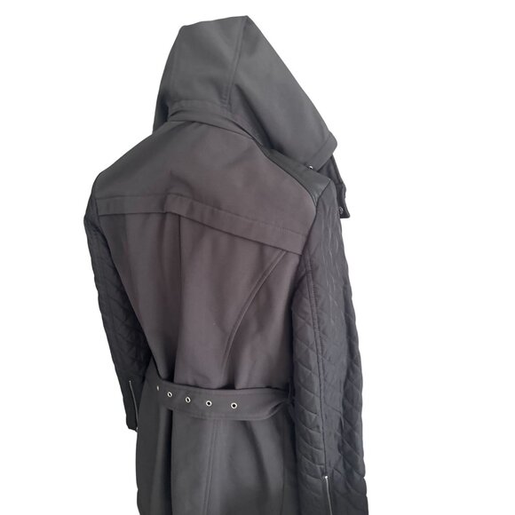 MICHAEL KORS Women's Gray Hooded Winter Coat Size Small - Picture 9 of 10